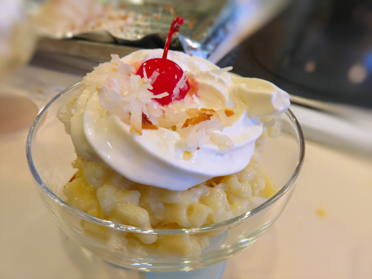 Instant Pot Pina Colada Rice Pudding